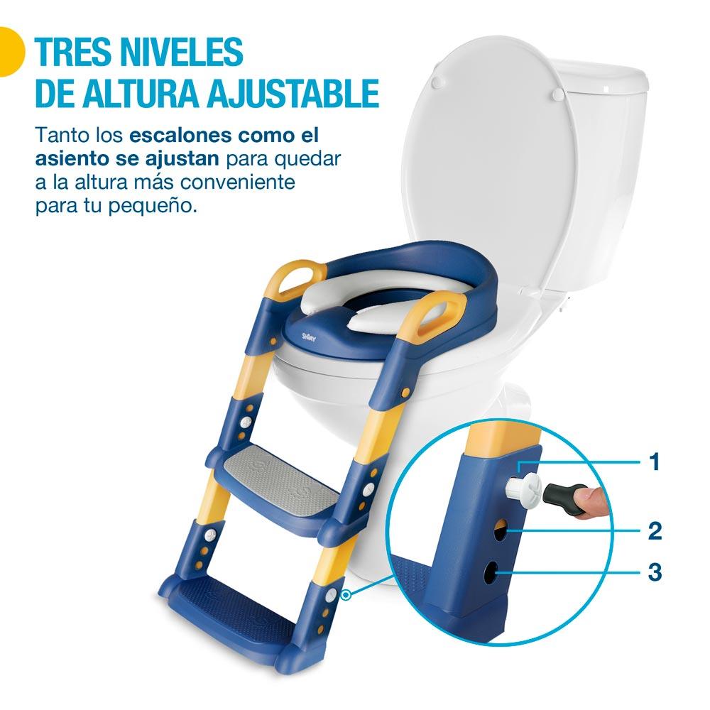 Asiento de Entrenamiento para Baño para Niños con Escalera Plegable - Redlemon