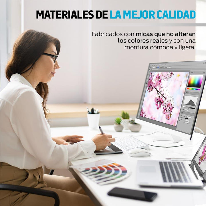 Lentes para Computadora Antirreflejantes Luz Azul - Redlemon