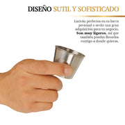 Caballitos Tequileros de Acero Inoxidable 24 Piezas 50 ml - Redlemon