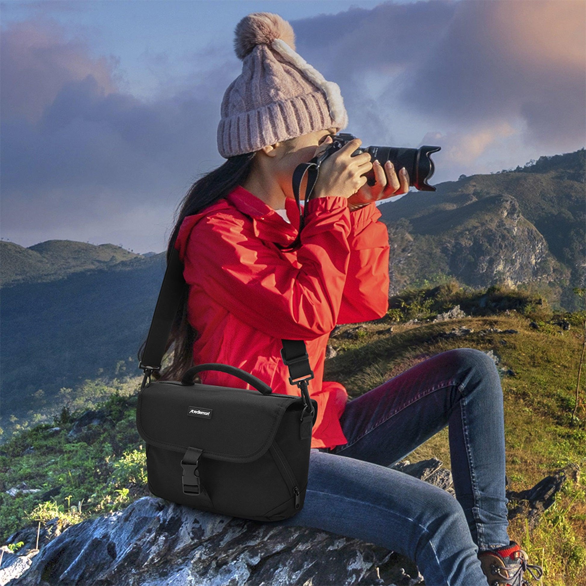 Mochila para Cámara Fotográfica Tipo Maletín con Separadores - Redlemon