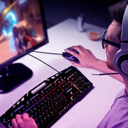 Kit de Teclado y Mouse Gamer Alámbrico USB con Luz LED - Redlemon
