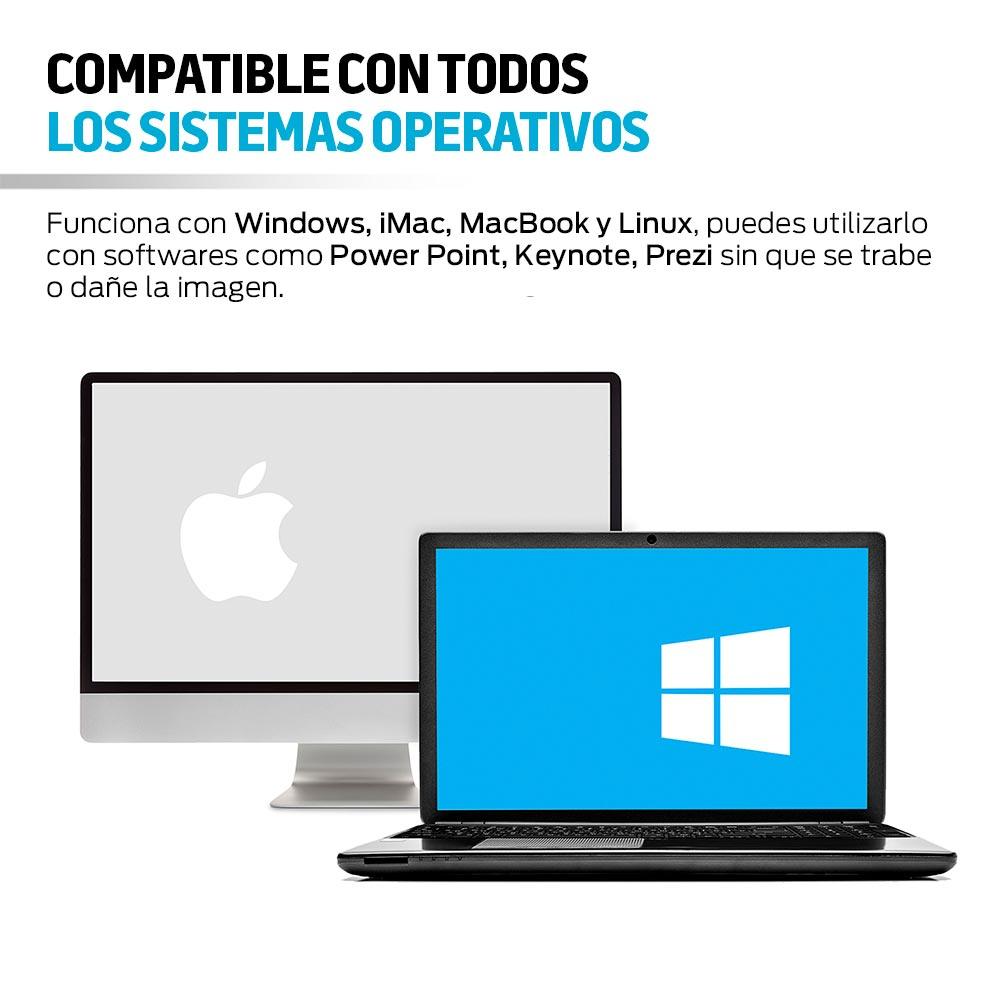 Apuntador Láser y Presentador Inalámbrico USB Universal - Redlemon
