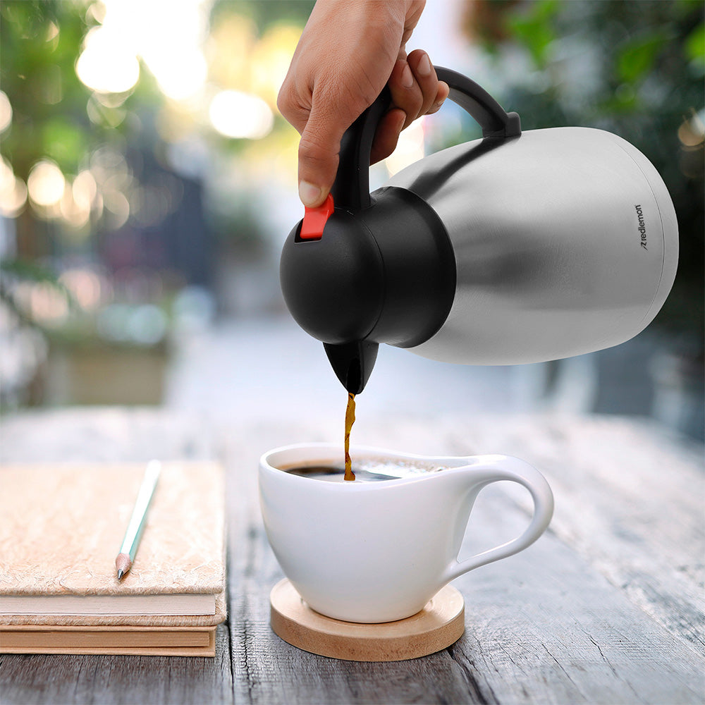 Jarra Térmica para Café y Té de Acero Inoxidable 1.5L Redlemon Technology México