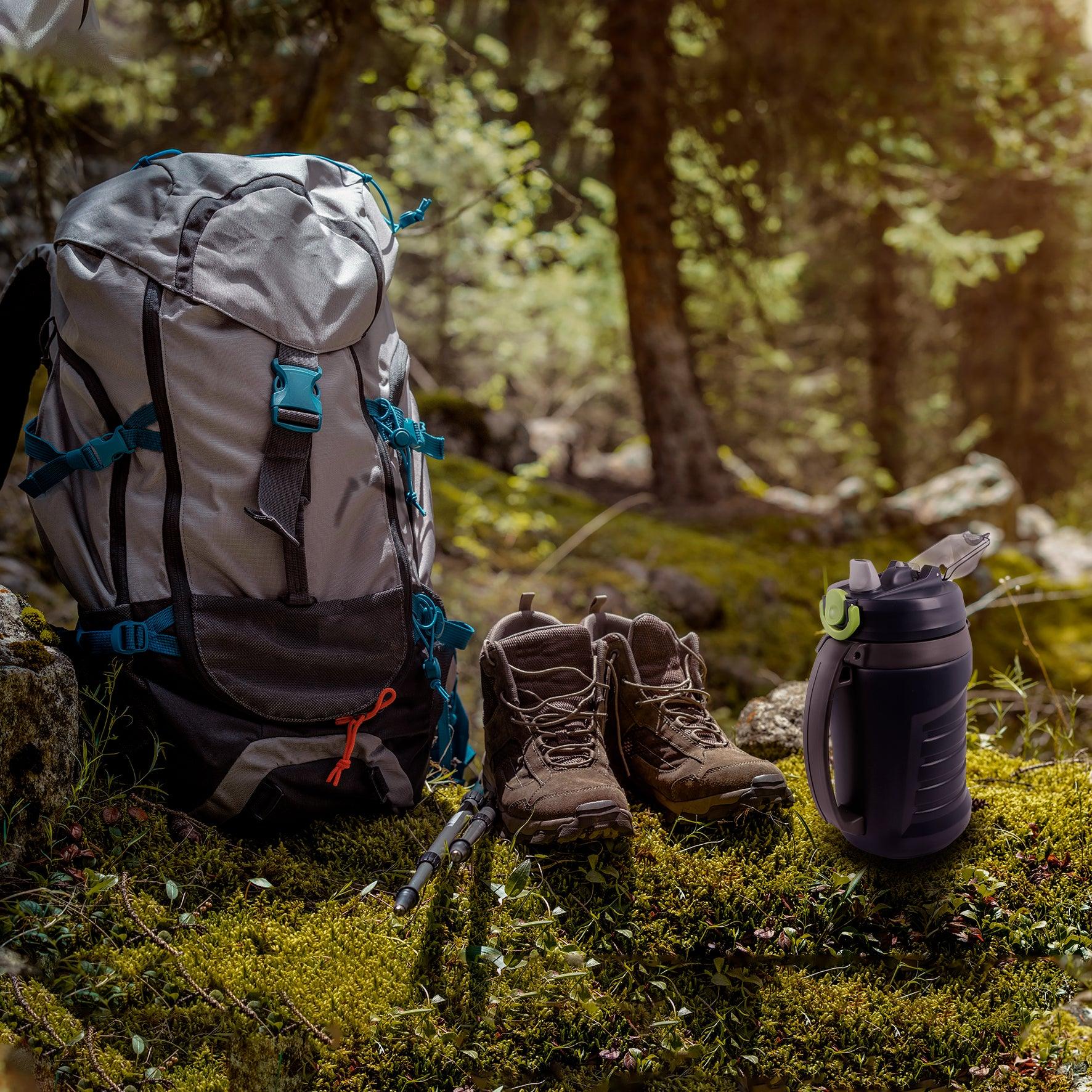 Termo de Agua 2 Litros Deportivo XL con Tapa Hermética y Popote Hikeo - Redlemon