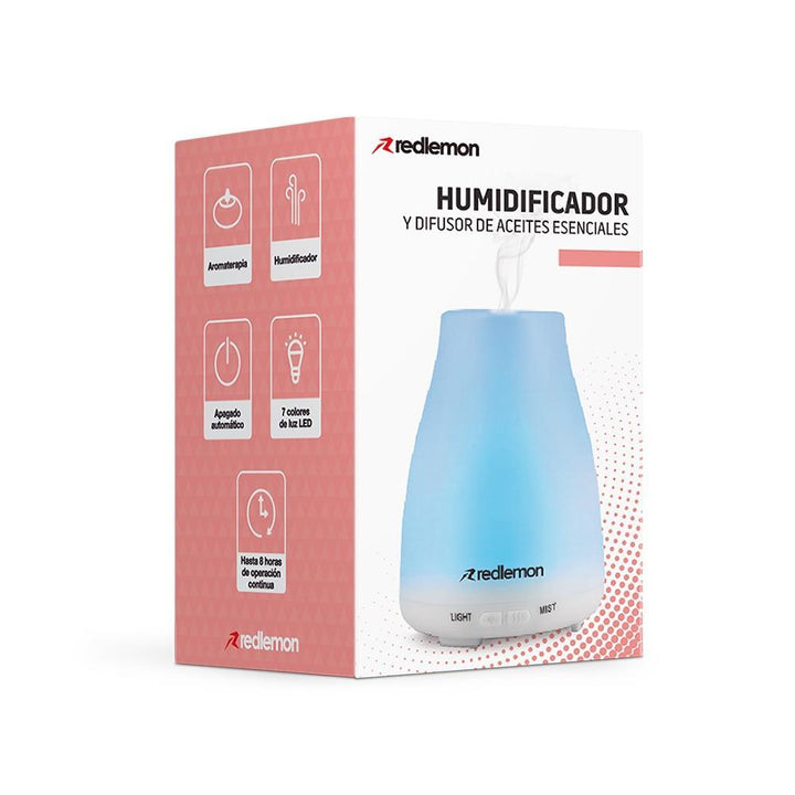 Humidificador para Aromaterapia y Difusor Aceites 100ml - Redlemon