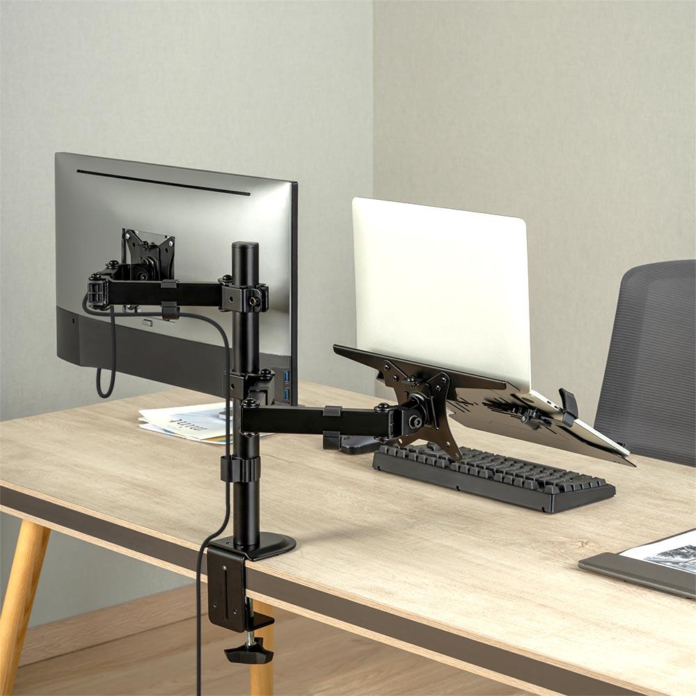 Soporte para Monitor y Laptop Ajustable para Escritorio - Redlemon