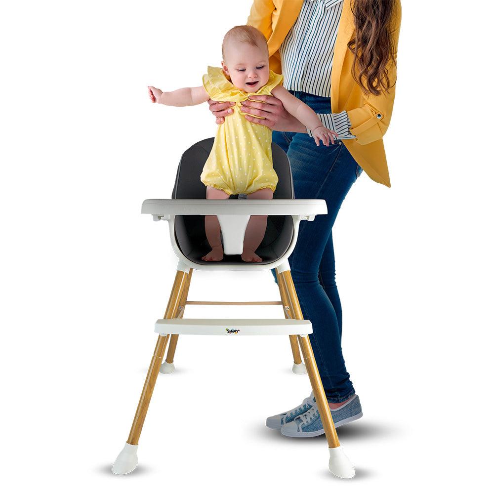 Silla para Bebé 5 en 1 Periquera Silla Alta Niños de 6 a 36 Meses Shimy - Redlemon