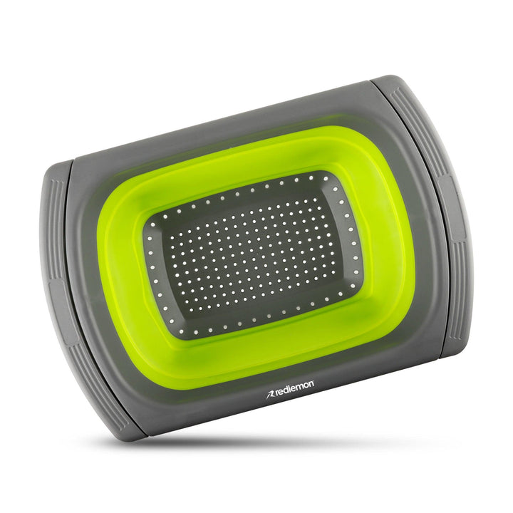 Colador Plegable de Silicón con Asas para Fregadero - Redlemon