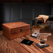 Set de Regalo con Vasos de Vidrio y Accesorios para Coctelería MIXOLOGIC Redlemon Technology México