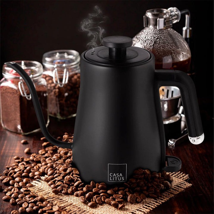Tetera Eléctrica de Acero Inoxidable con Cuello de Cisne 1 Litro - Redlemon