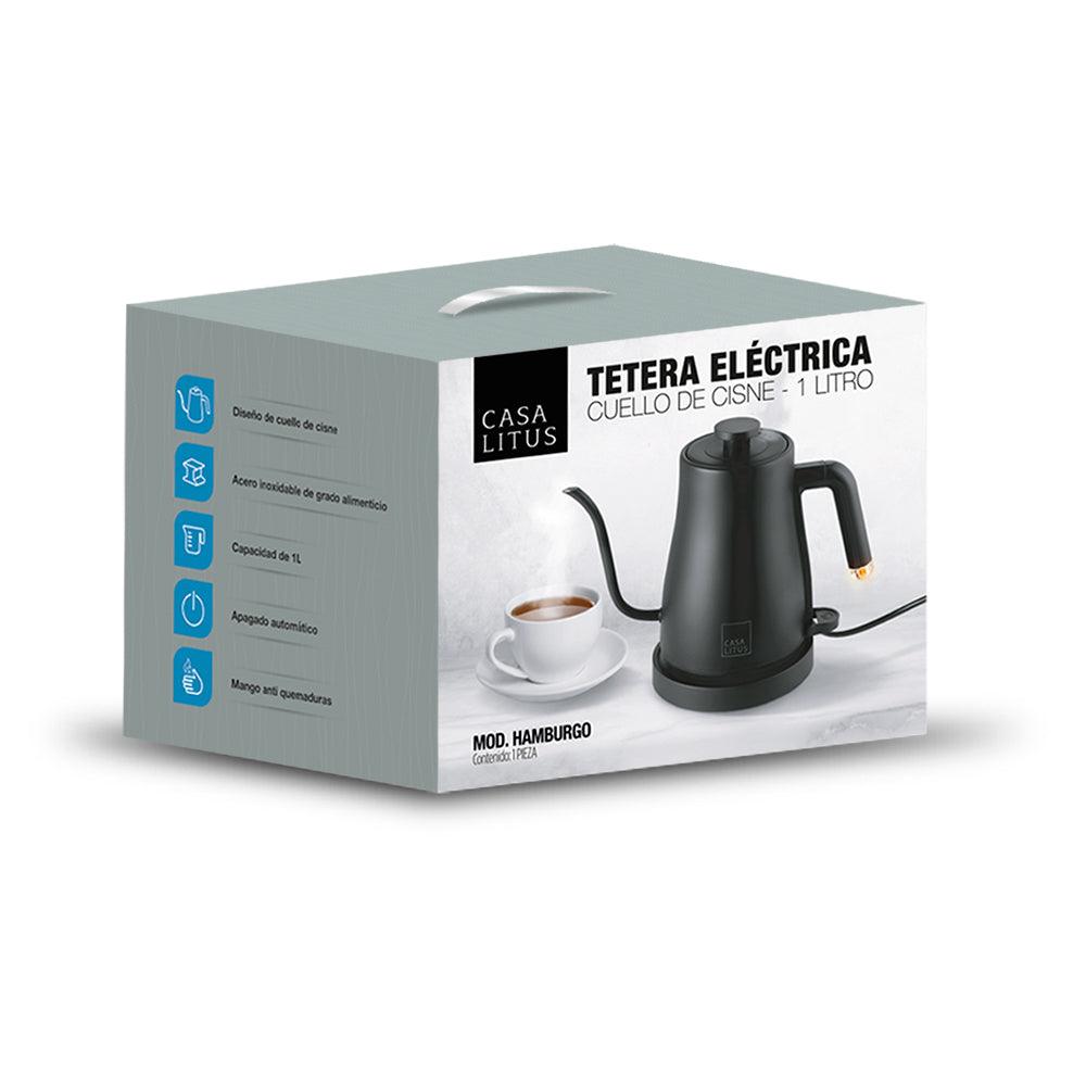 Tetera Eléctrica de Acero Inoxidable con Cuello de Cisne 1 Litro - Redlemon