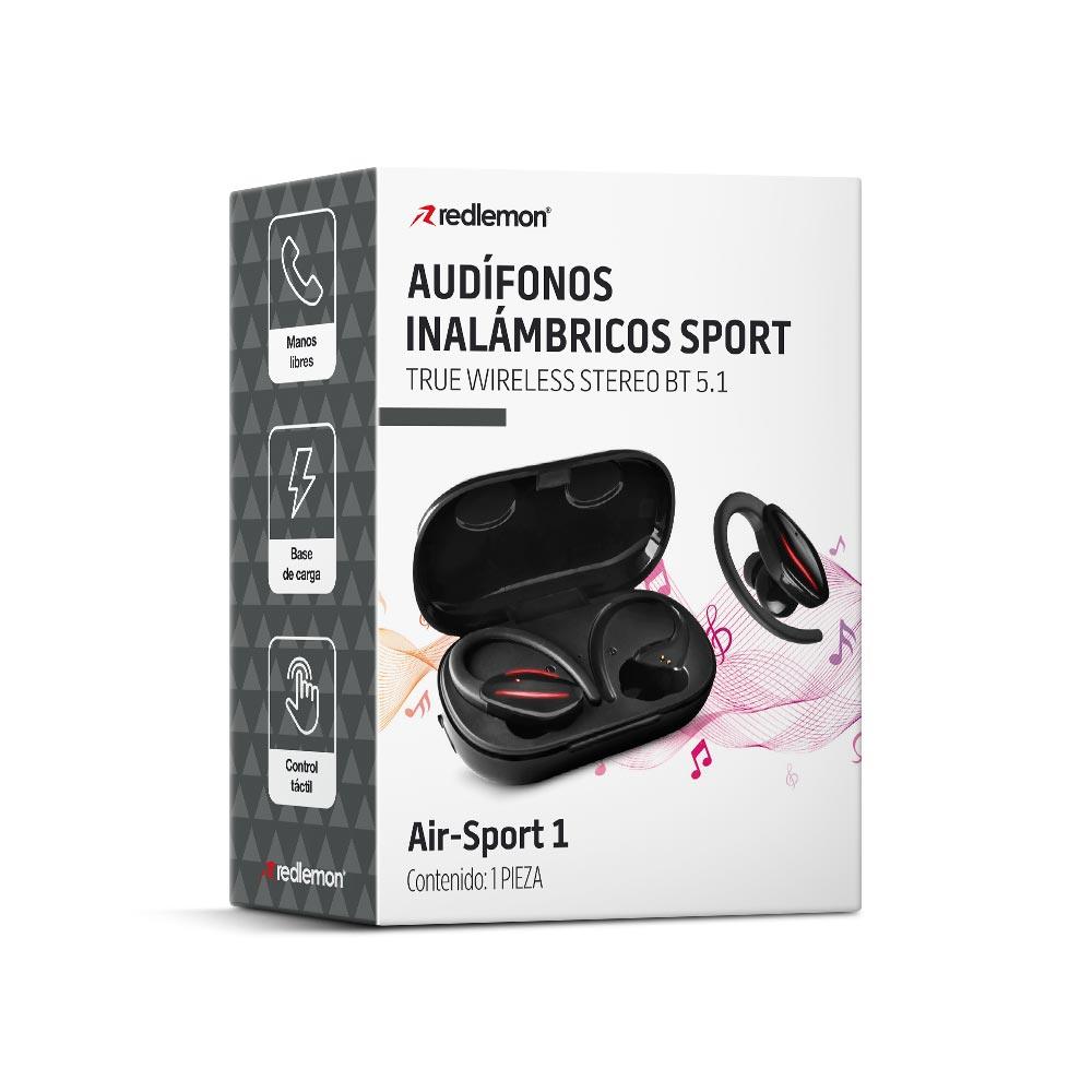 Audífonos Inalámbricos Bluetooth 5.0 TWS HD Air-Sport 1 - Redlemon