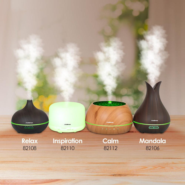 Humidificador y Difusor de Aceites Esenciales con Control Remoto (550ml) - Redlemon