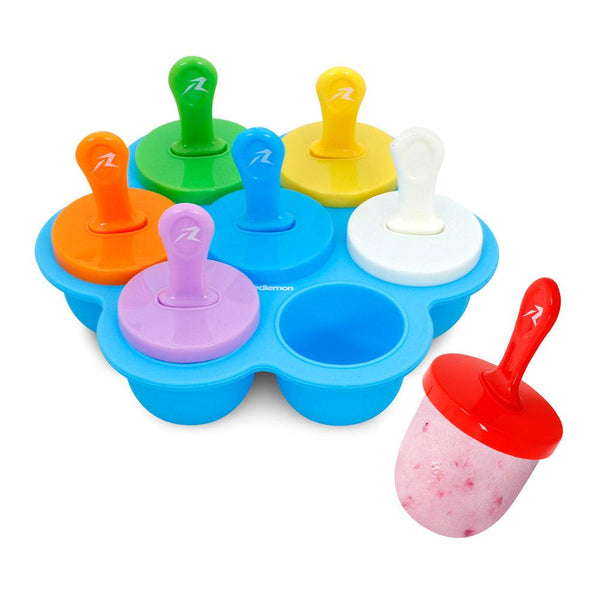 Molde para Paletas de Hielo para Bebé y Niño Silicona Flexible - Redlemon