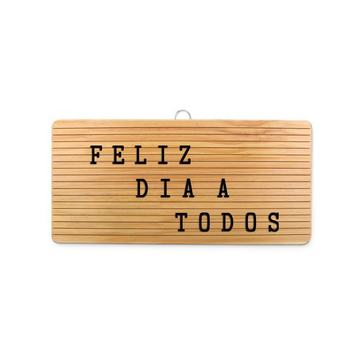 Letrero Madera Vintage 188 Letras Números Símbolos - Redlemon