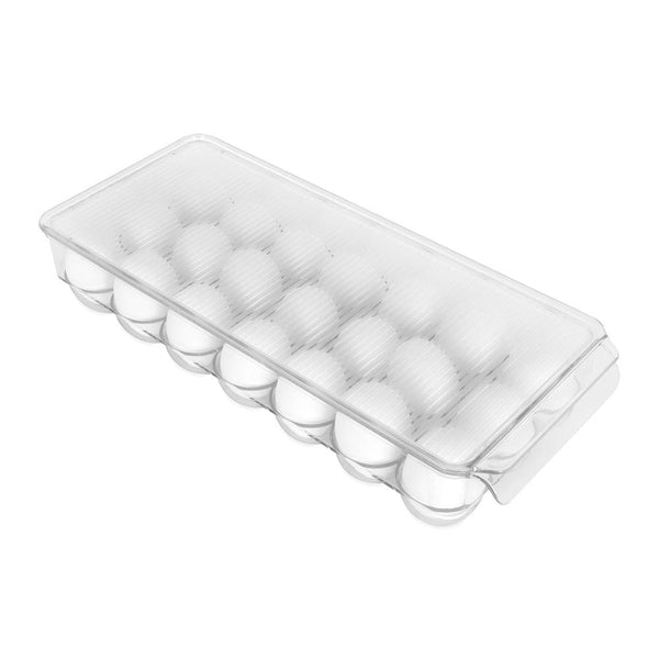 Organizador de Huevos para Refrigerador con Tapa 21 Huevos - Redlemon