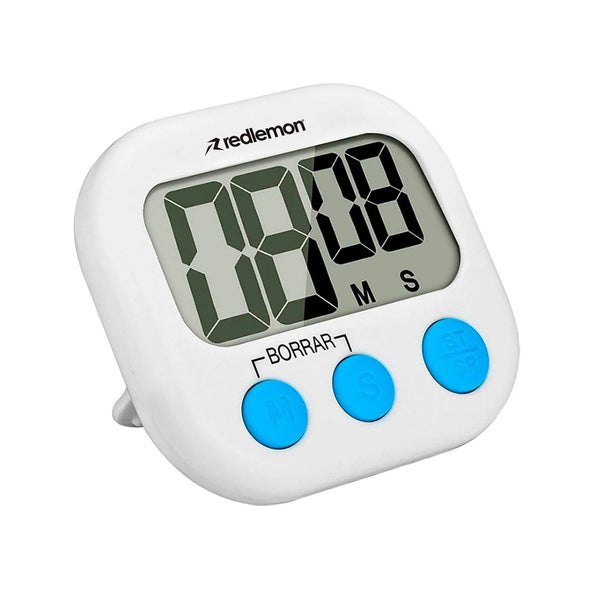Temporizador Digital de Cocina Pantalla LCD Timer - Redlemon