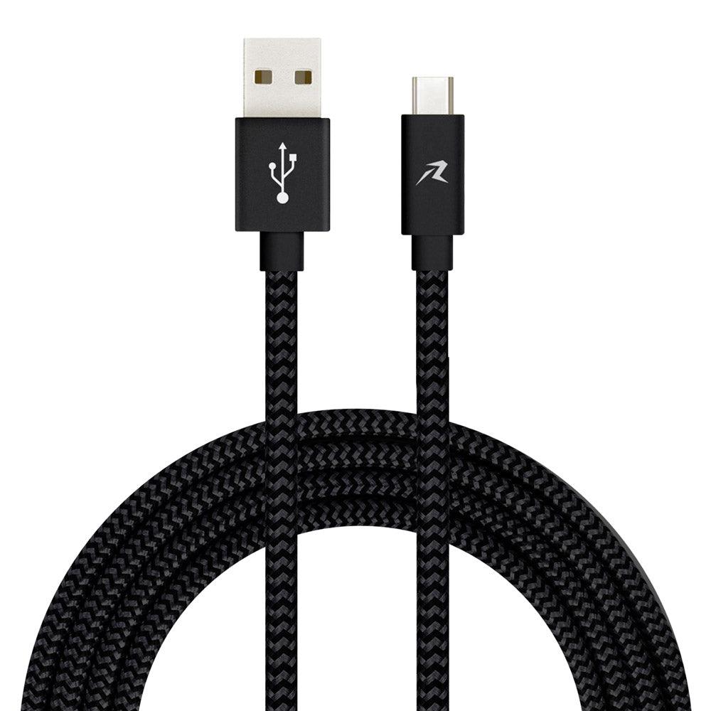 Cable USB Tipo C de 3 Metros de Nylon Resistente Largo - Redlemon