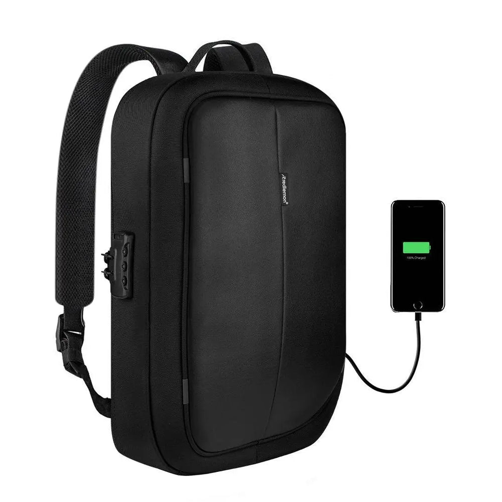 Mochila Antirrobo Impermeable Lujo Candado Laptop - Redlemon