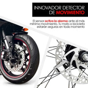 Candado de Disco con Alarma para Bicicleta y Motocicleta - Redlemon