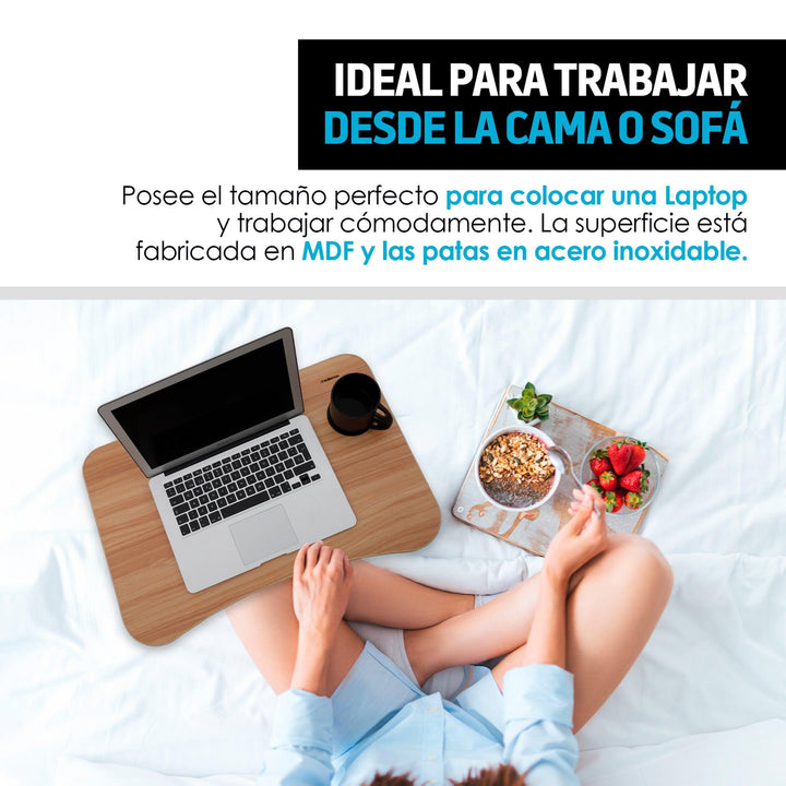 Mesa para Cama Plegable Mesa de Servicio Para Laptop - Redlemon