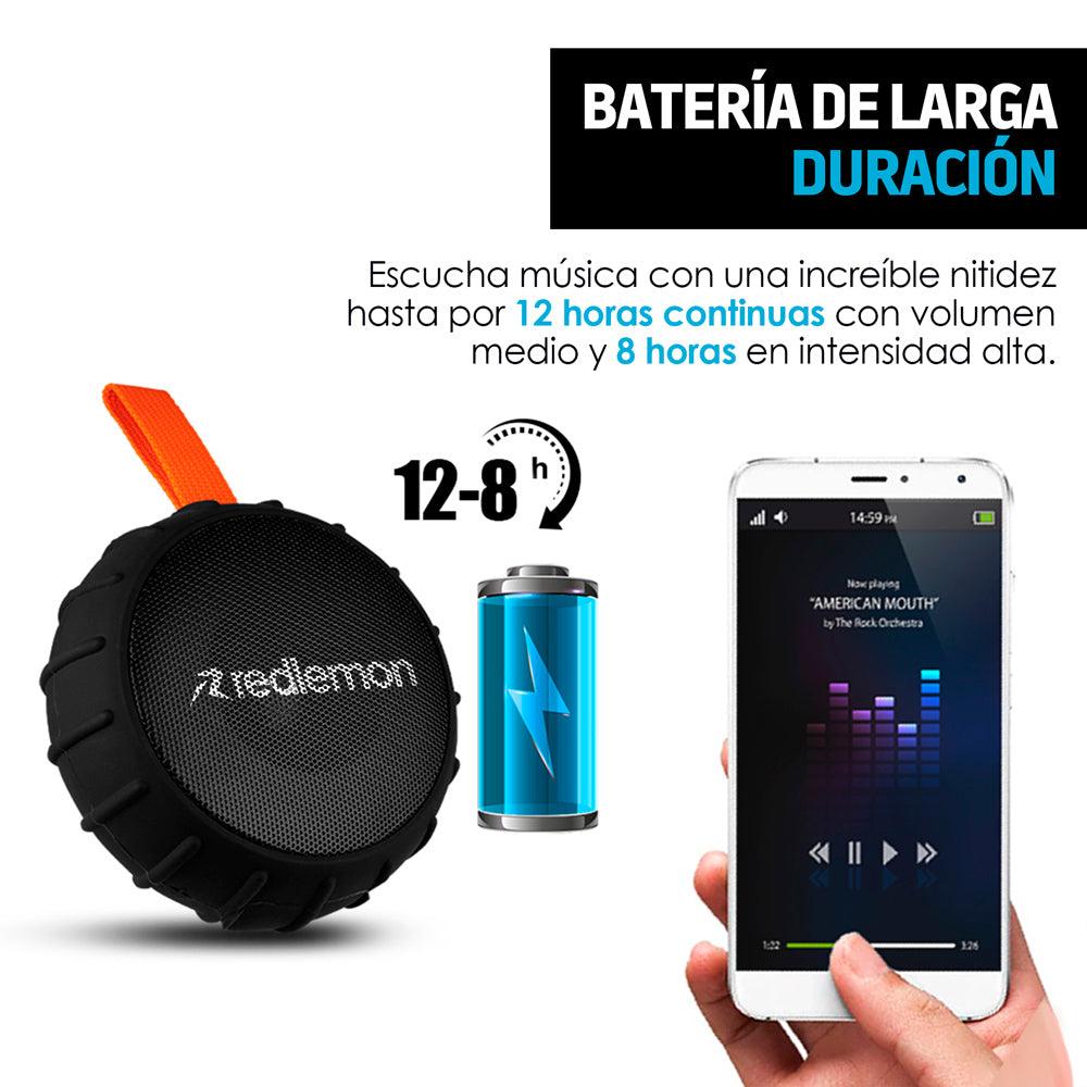 Bocina Bluetooth Inalámbrica Y Portátil Contra Agua - Redlemon