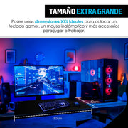 Mouse Pad Gamer XXL Superficie Control Resistente al Agua - Redlemon