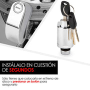 Candado de Disco con Alarma para Bicicleta y Motocicleta - Redlemon