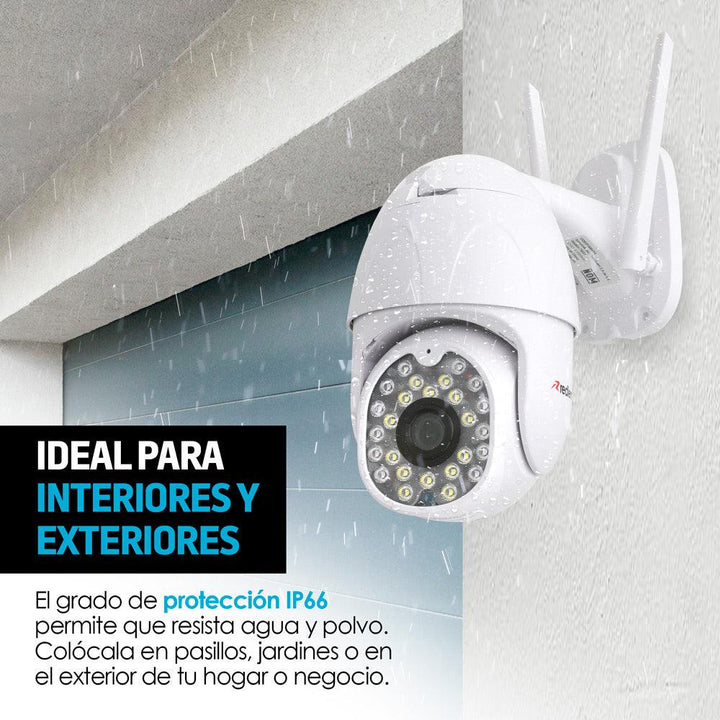 Cámara de Seguridad para Exterior WiFi HD Visión Nocturna - Redlemon