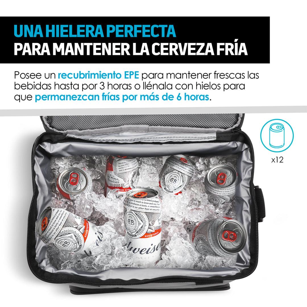 Lonchera Térmica Hielera Grande con Correa Ajustable - Redlemon