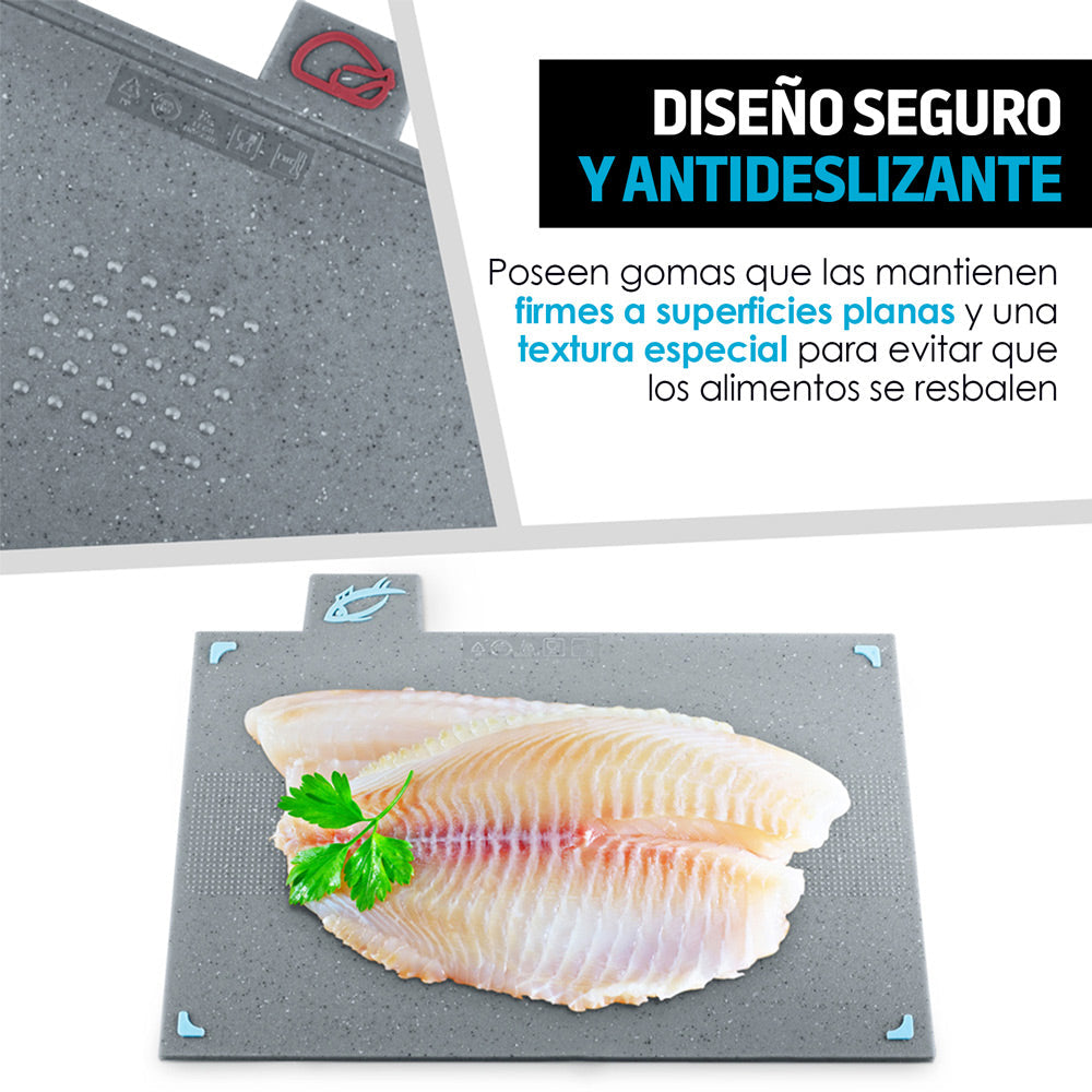Tablas para Picar Con Base Colores Indicadores 4 Pz Redlemon Technology México