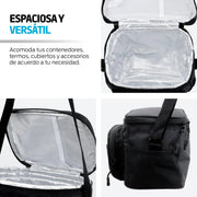 Lonchera Térmica y Hielera Portátil con Múltiples Compartimentos - Redlemon