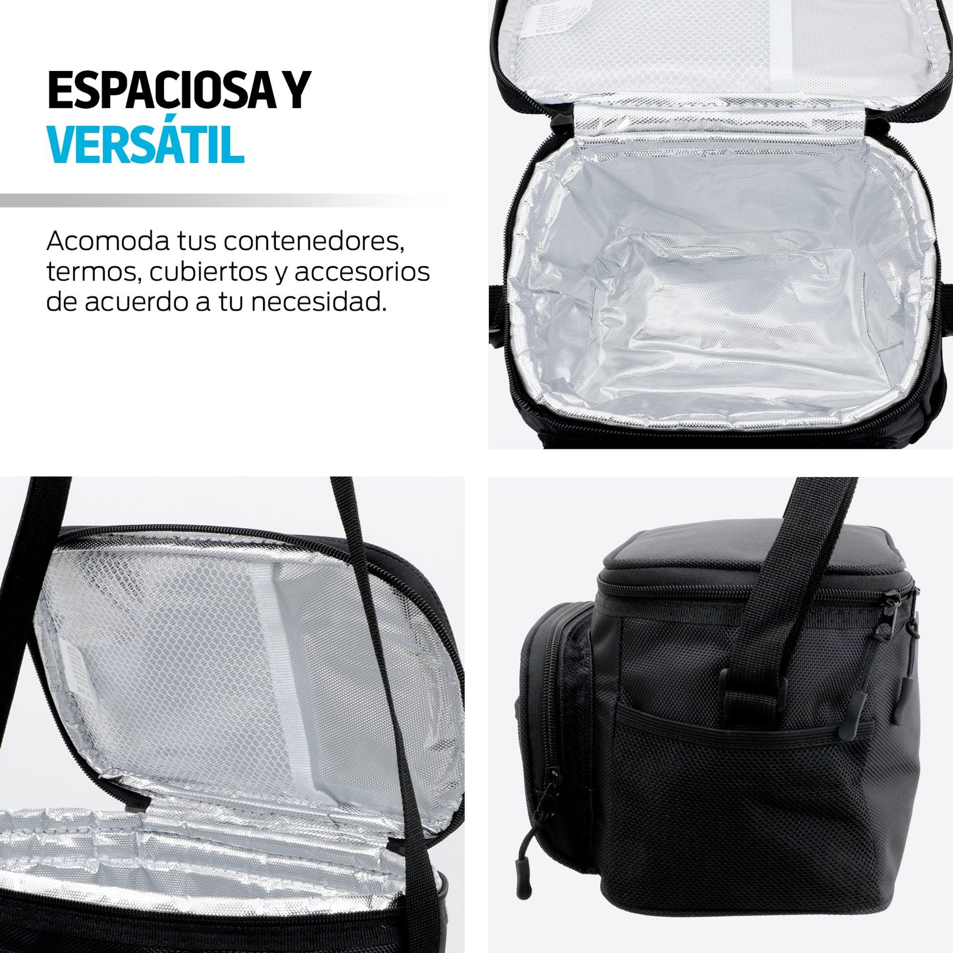 Lonchera Térmica y Hielera Portátil con Múltiples Compartimentos - Redlemon