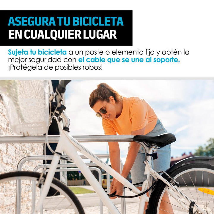 Candado para Bicicleta Básico Extra Largo (1.47m) - Redlemon