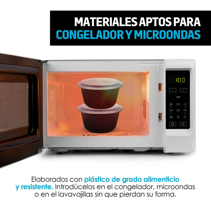 Recipientes para Comida Bento Box Reutilizables 21pz - Redlemon