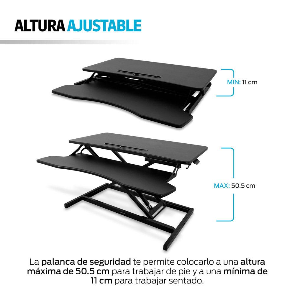 Escritorio de Pie para Computadora de Altura Ajustable Standing Desk - Redlemon