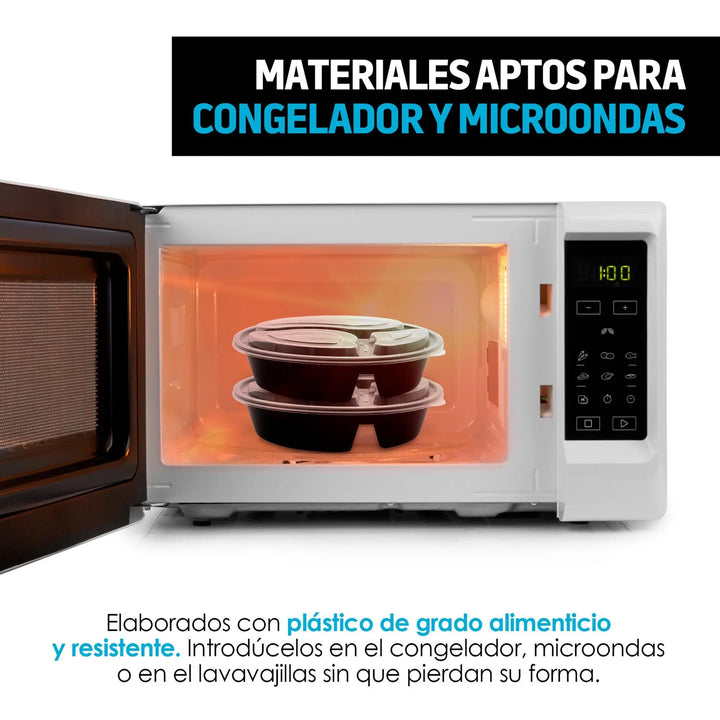 Recipientes para Comida Bento Box Reutilizables 21pz - Redlemon