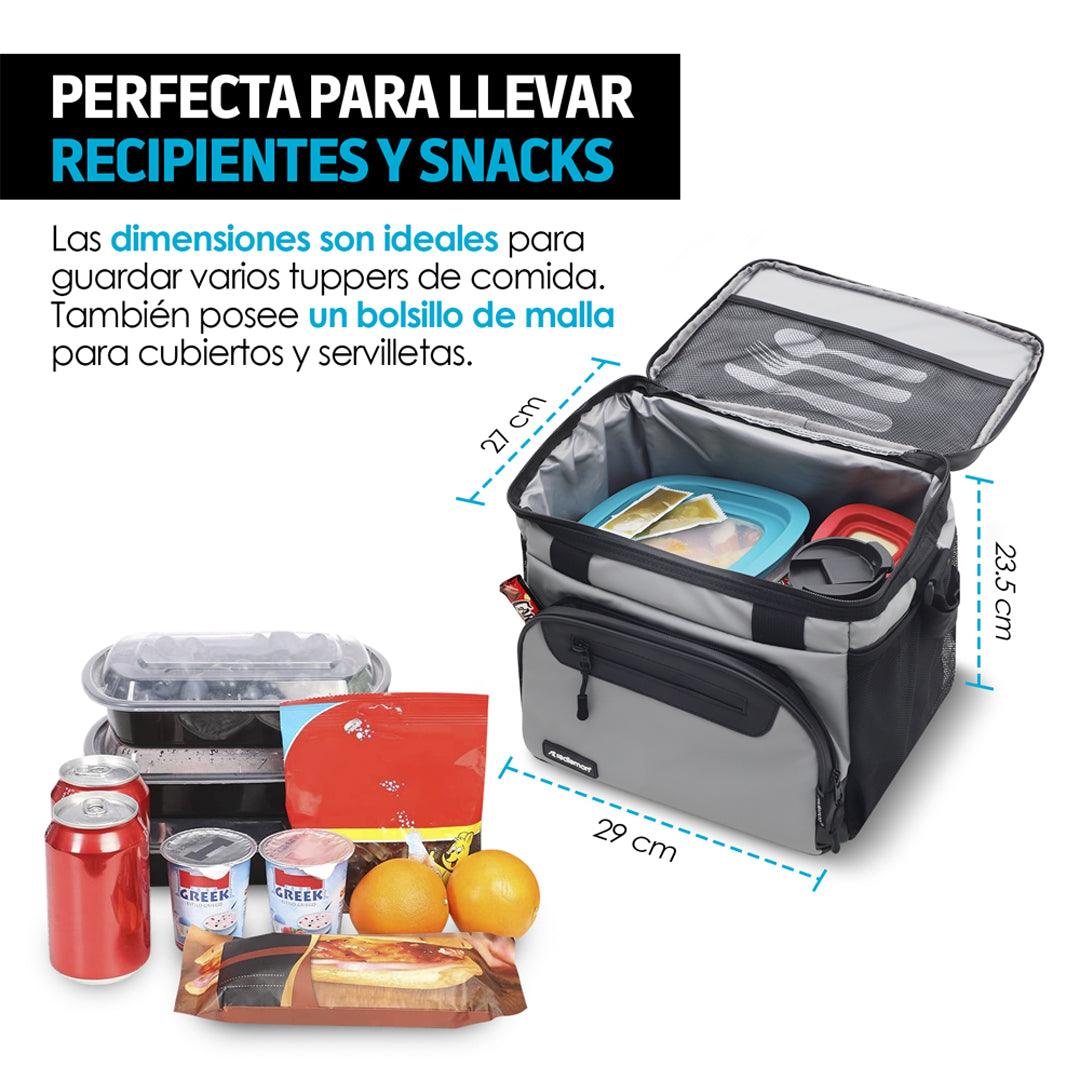 Lonchera Térmica Hielera Grande con Correa Ajustable - Redlemon