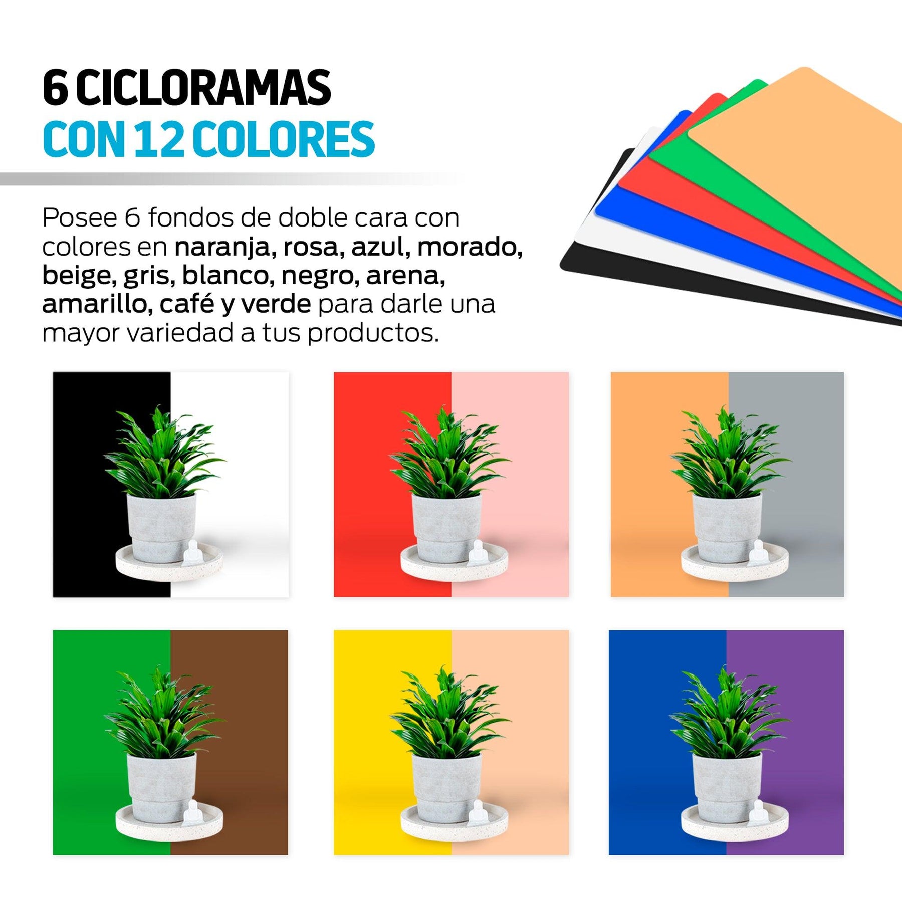Caja de Luz para Fotografía Profesional con Aro de Luz 40x40 cm - Redlemon