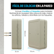 Caja para Llaves Almacena y Organiza Hasta 48 Llaves - Redlemon
