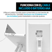 Espejo para Maquillaje con Aumentos y Luz LED Ajustable - Redlemon