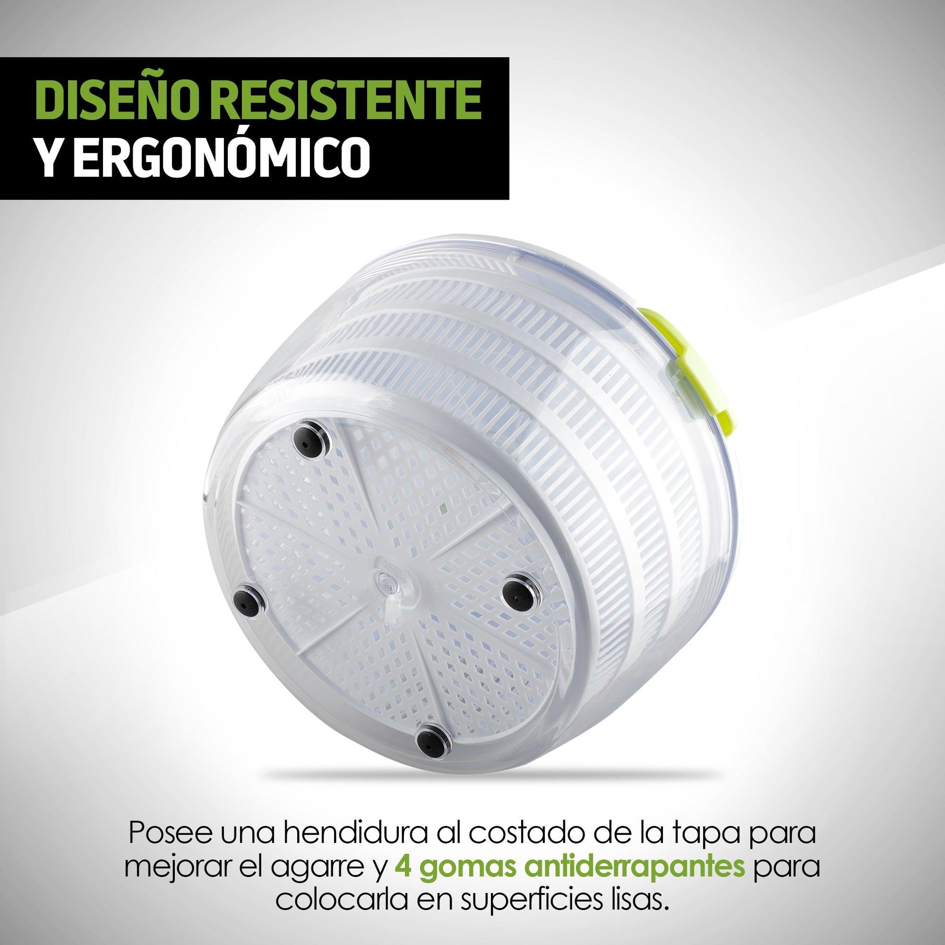 Centrifugadora de Ensalada con Escurridor Integrado 4 Litros - Redlemon