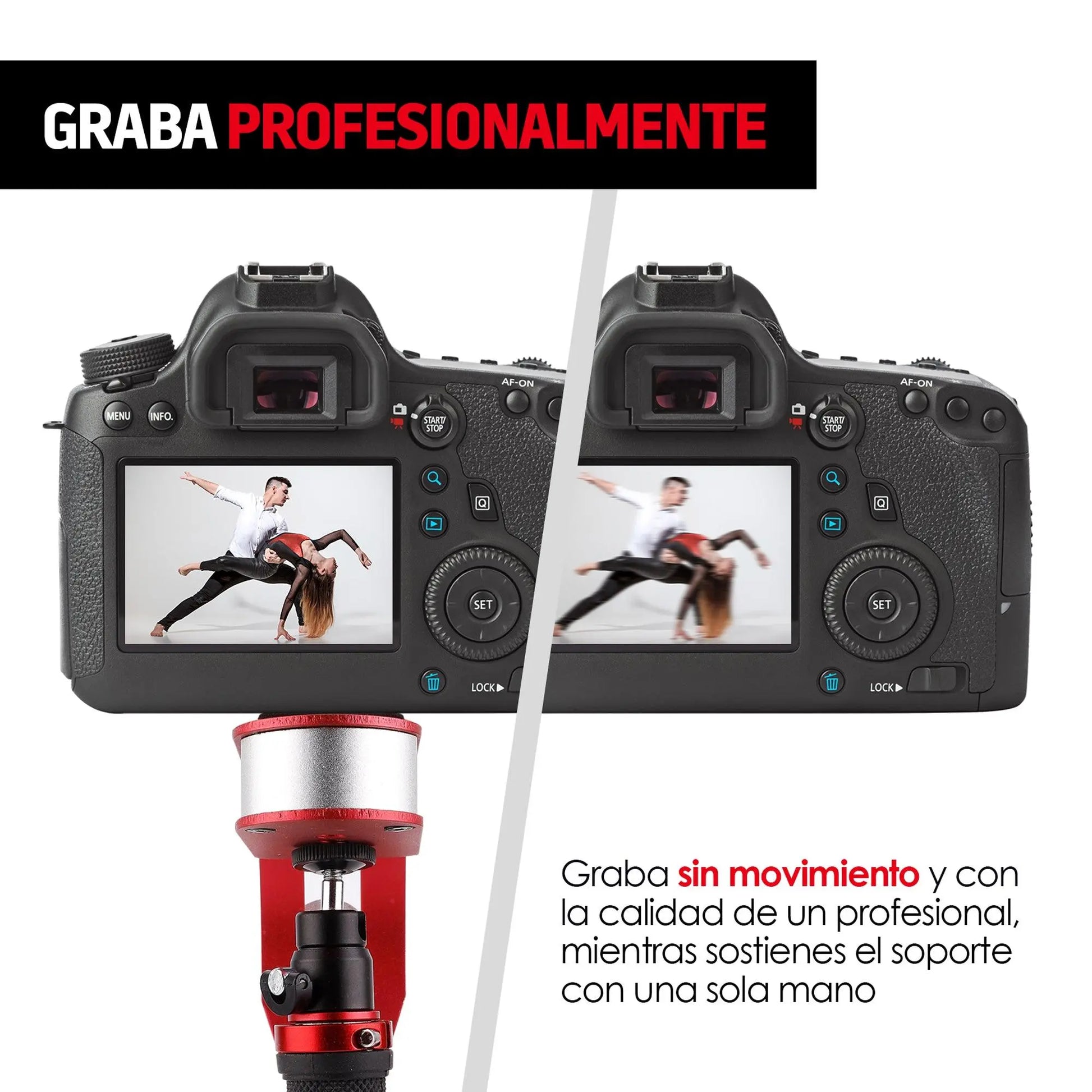 Estabilizador de Cámara Steadycam Brazo Universal - Redlemon