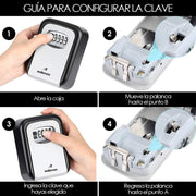 Caja Fuerte de Seguridad para Llaves Resistente - Redlemon
