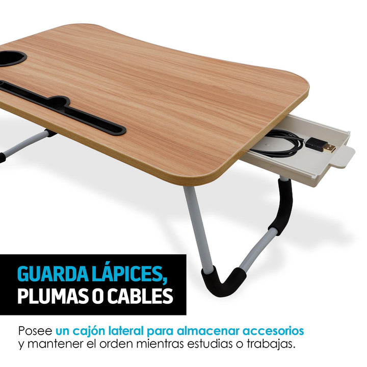 Mesa Mesita Para Desayuno En La Cama Plegable De Madera Multifuncional  Laptop