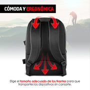 Mochila para Cámara Fotográfica con Compartimentos M-3000 Redlemon Technology México