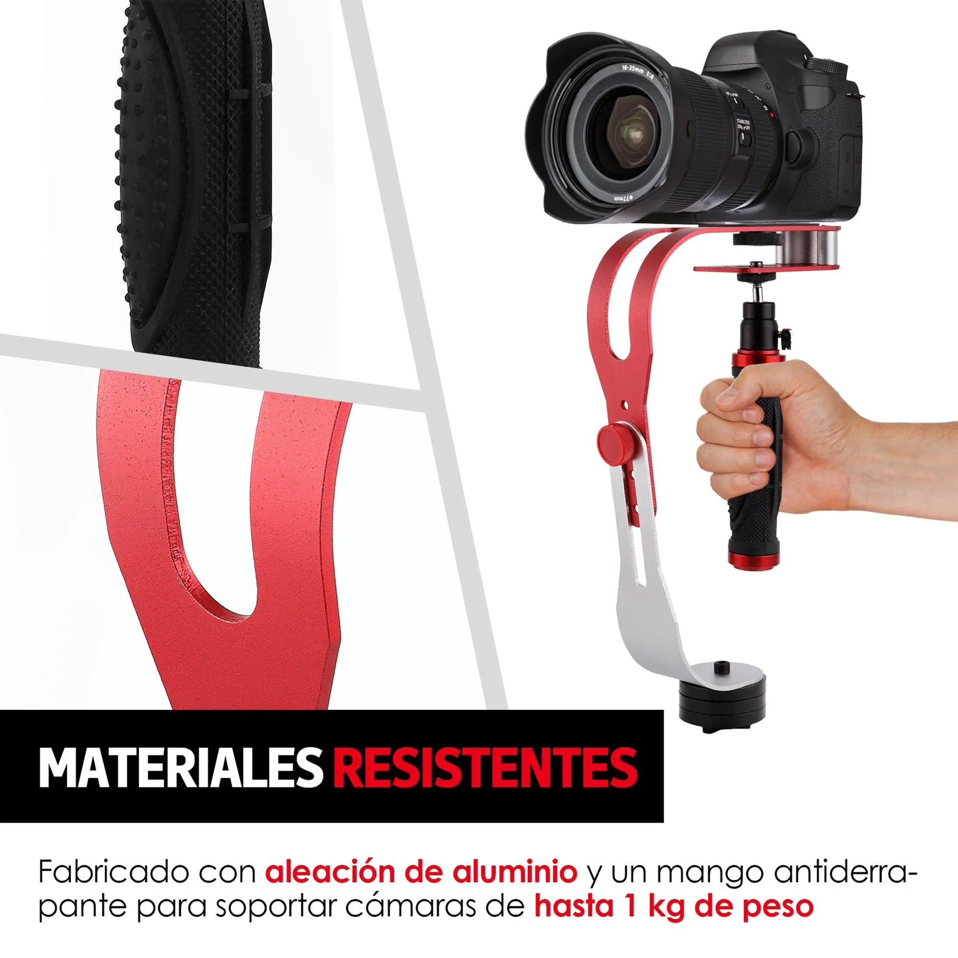 Estabilizador de Cámara Steadycam Brazo Universal - Redlemon