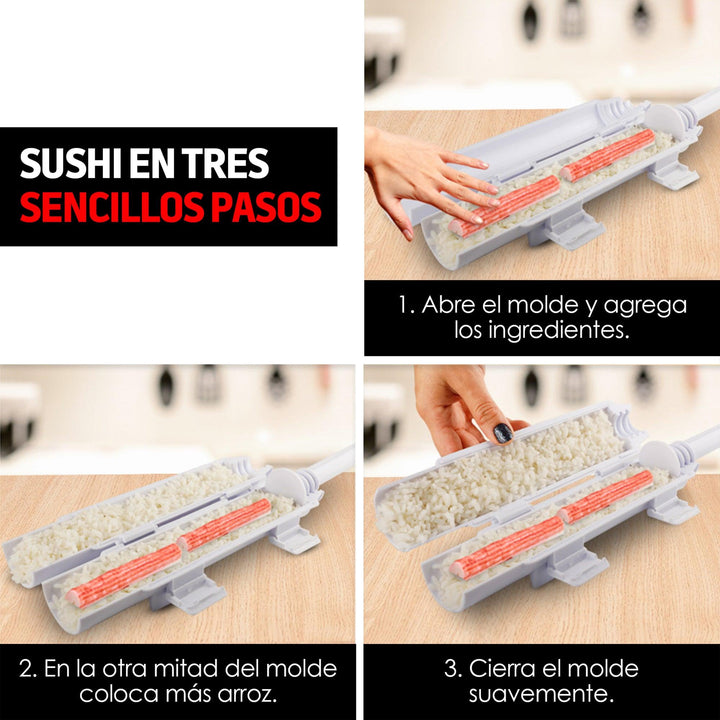 Sushi Bazooka Molde para Hacer Rollos de Sushi Maki - Redlemon