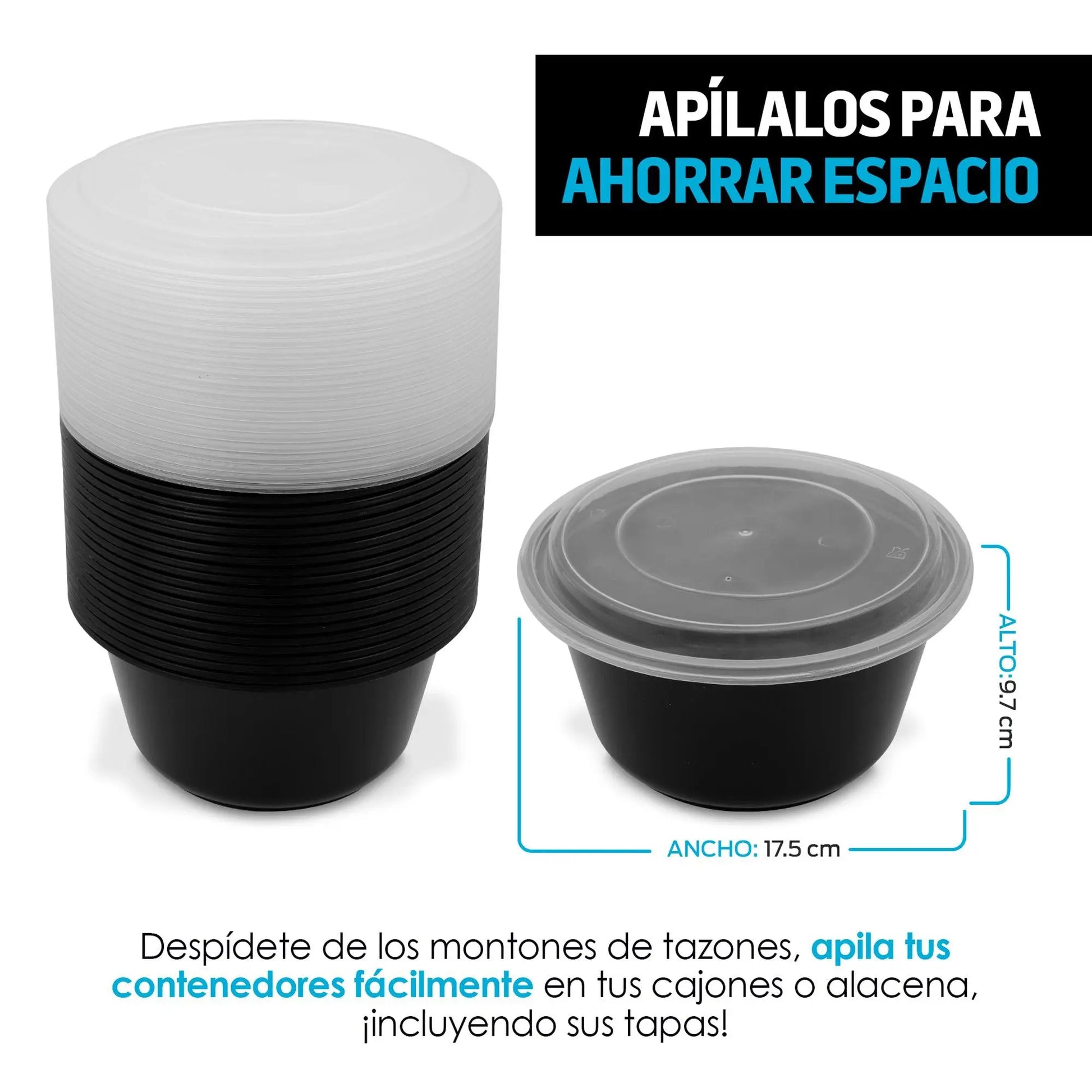 Recipientes para Comida Bento Box Reutilizables 21pz - Redlemon