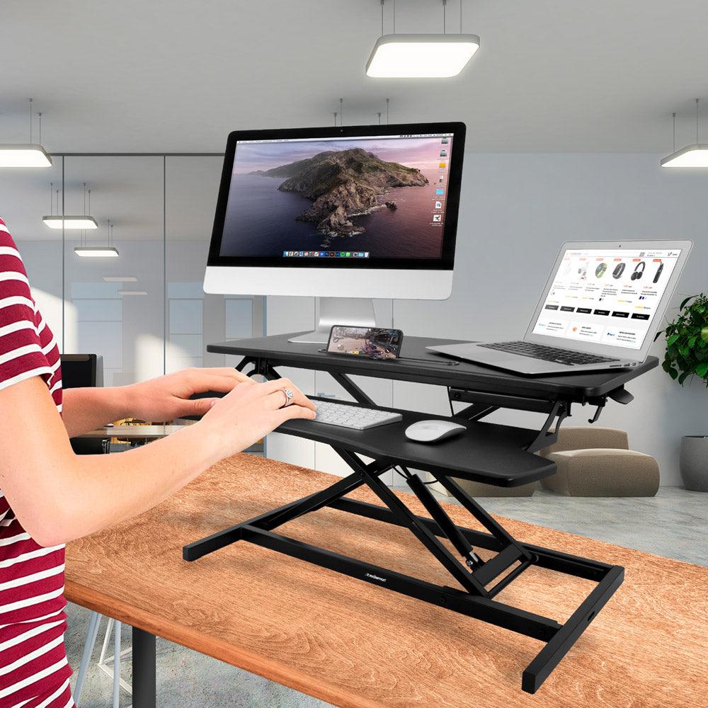 Escritorio de Pie para Computadora de Altura Ajustable Standing Desk - Redlemon